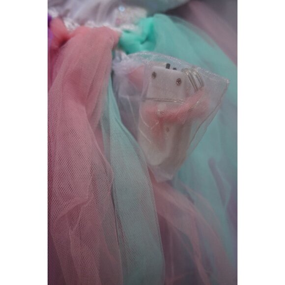 Unicorn Costume Sequin Rainbow Tulle Dress – Size 6T - Picture 9 of 11